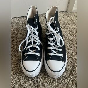 Black Platform High Too Converse